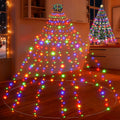 DEPMEM 396LED 10-Line Christmas Tree Lights 8 Modes Multicolor 6-10ft