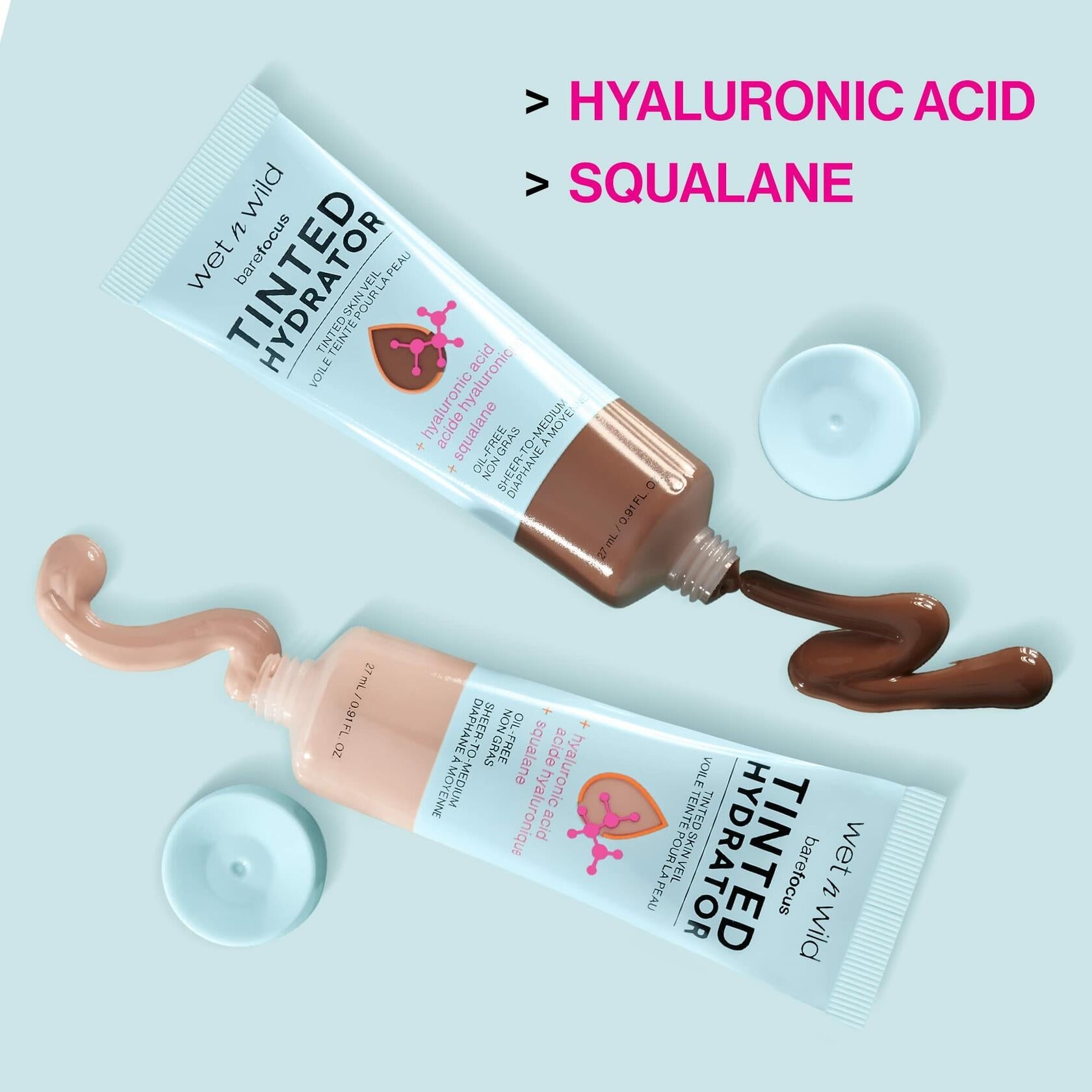 wet n wild Bare Focus Tinted Hydrator Medium Deep Semi-Matte Buildable 0.91oz