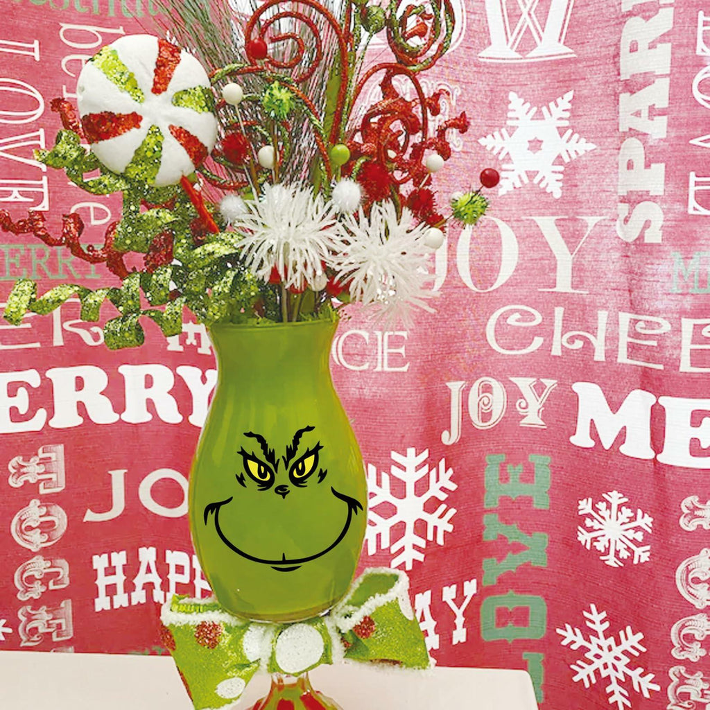 MYJMN Large 5 Inch Christmas Face Eyes Stickers Vinyl Decals for Crafts