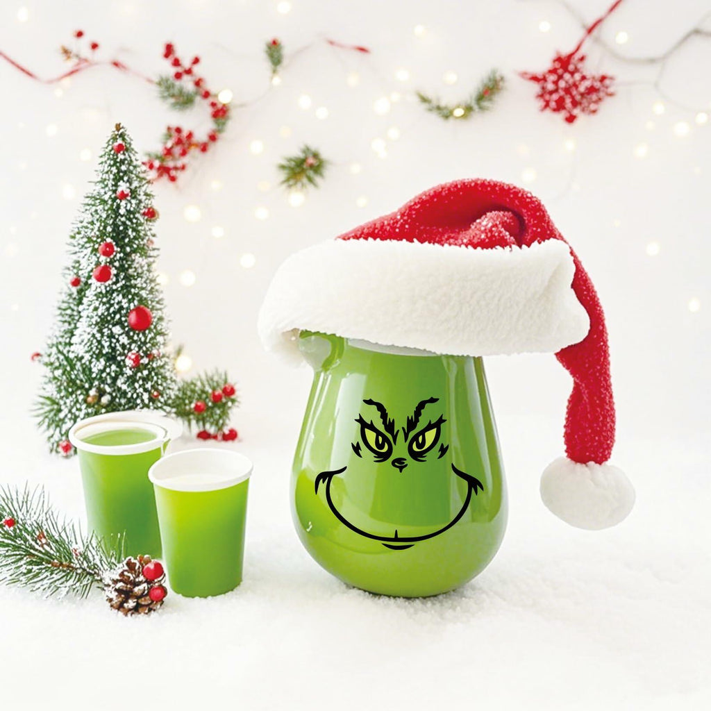 MYJMN Large 5 Inch Christmas Face Eyes Stickers Vinyl Decals for Crafts