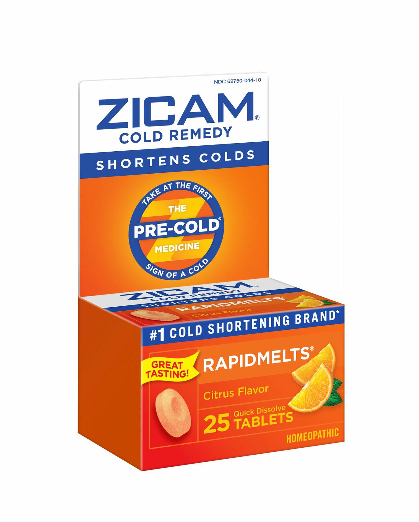 BestBy04/28 Zicam Cold Remedy Citrus RapidMelts Quick Dissolve 25 Ct