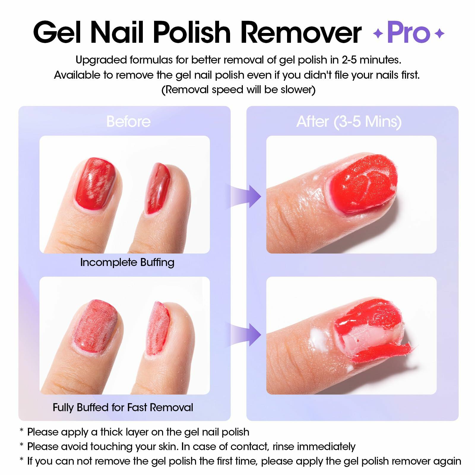 Gellen Gel Nail Polish Remover Fast No Soak Professional 0.5 fl oz