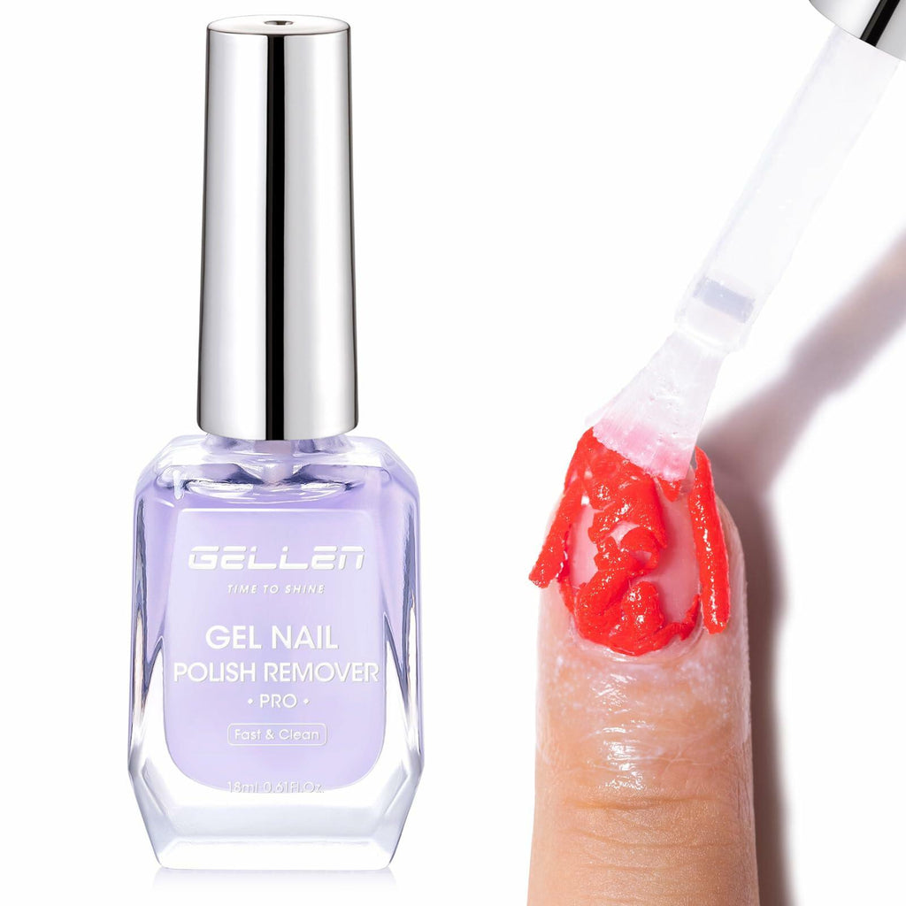 Gellen Gel Nail Polish Remover Fast No Soak Professional 0.5 fl oz