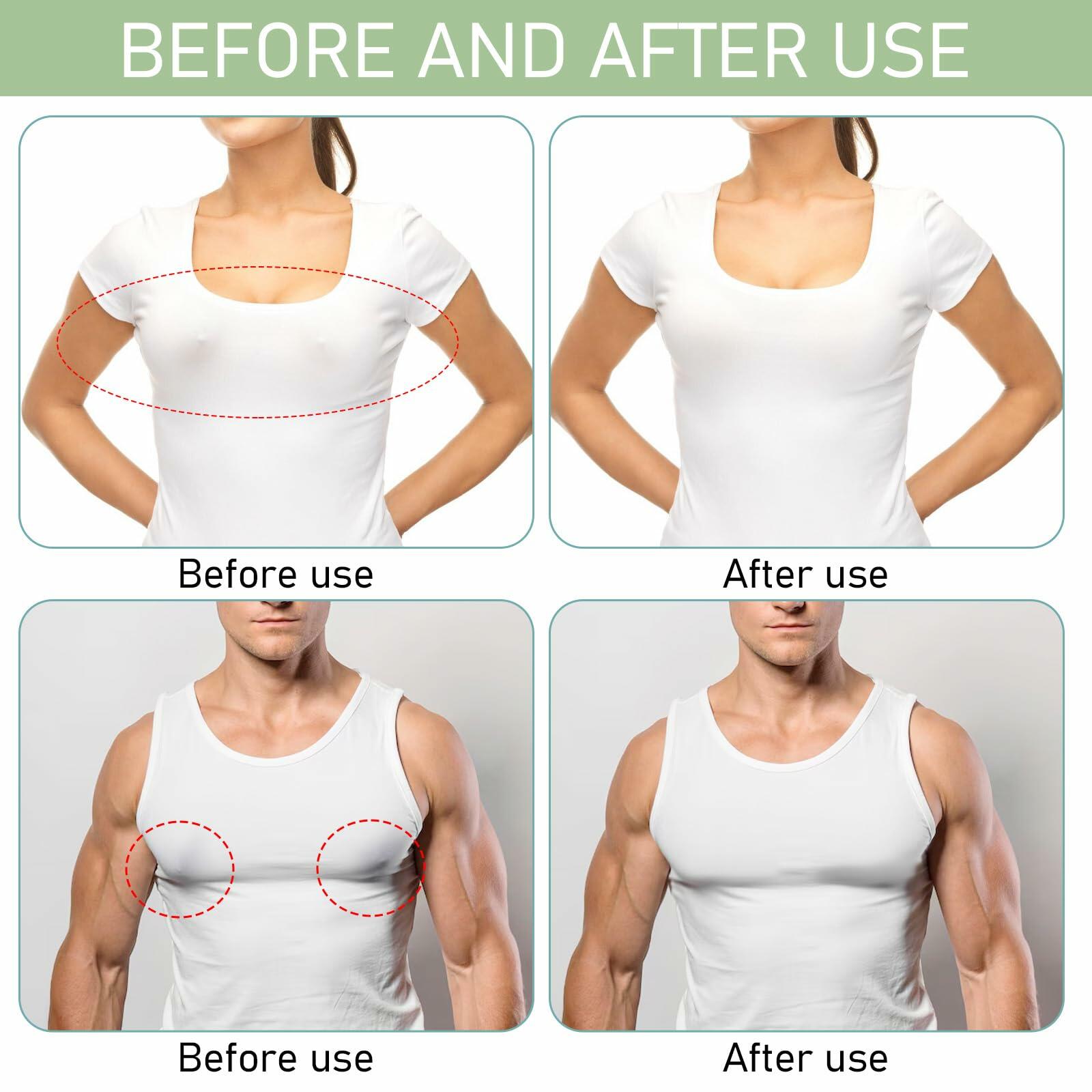Apausvcm 40 Pcs Nipple Covers Reusable Invisible Breast Lift Pasties Beige