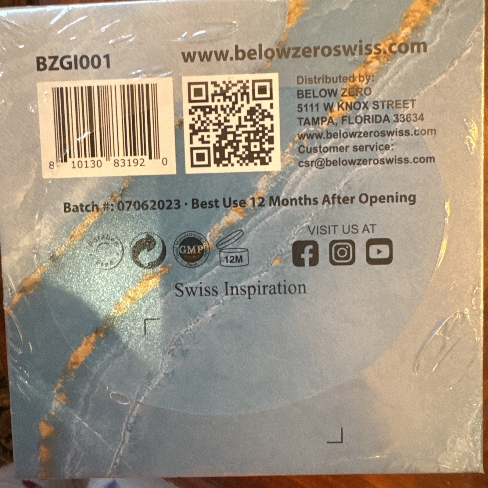 Below Zero Swiss Science Age Defying Cooling Cream 1.7 Fl Oz Factory Sealed