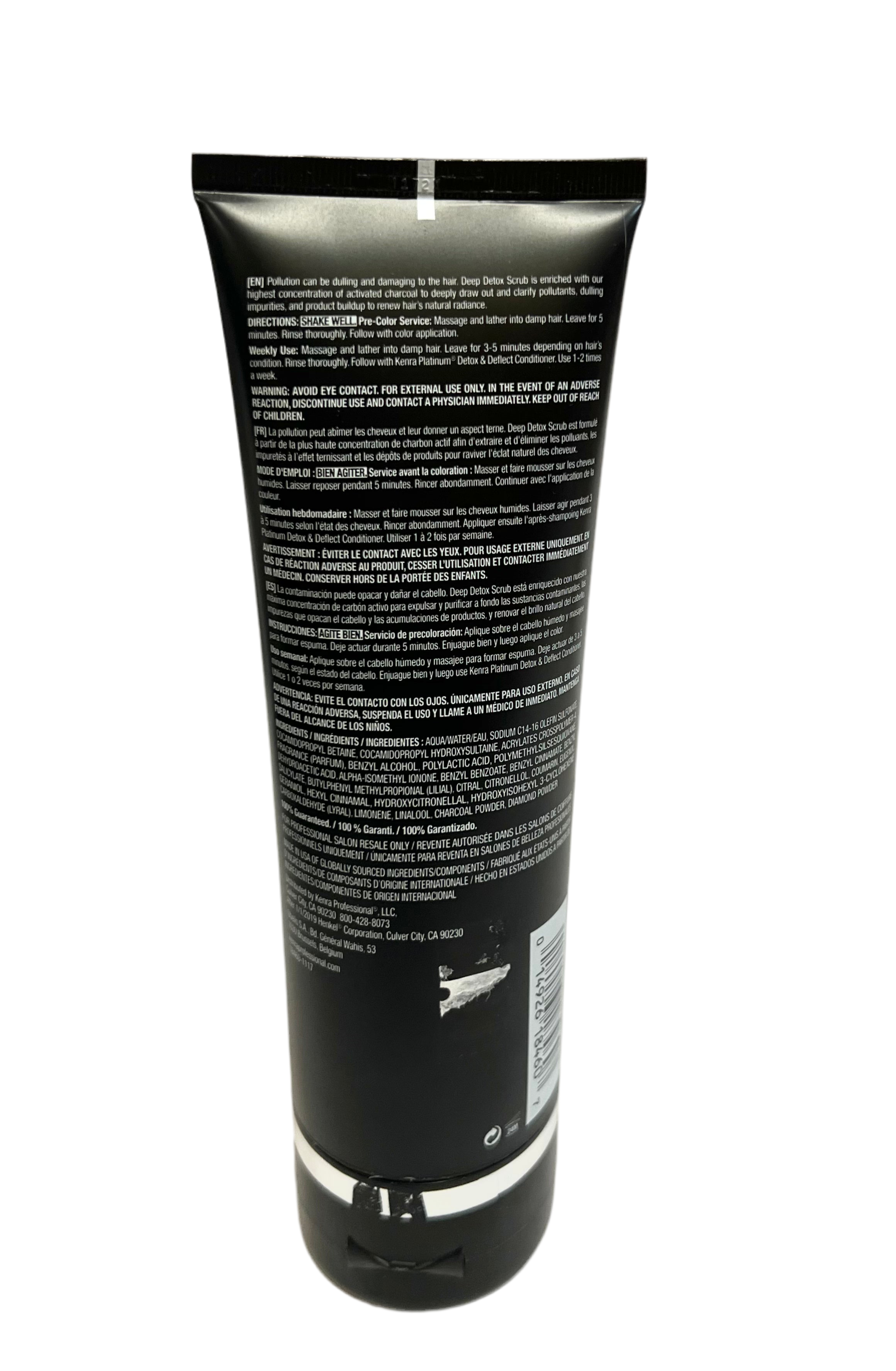 Kenra Platinum Deep Detox Scrub Intense Weekly Clarifier 6 Fl Oz.