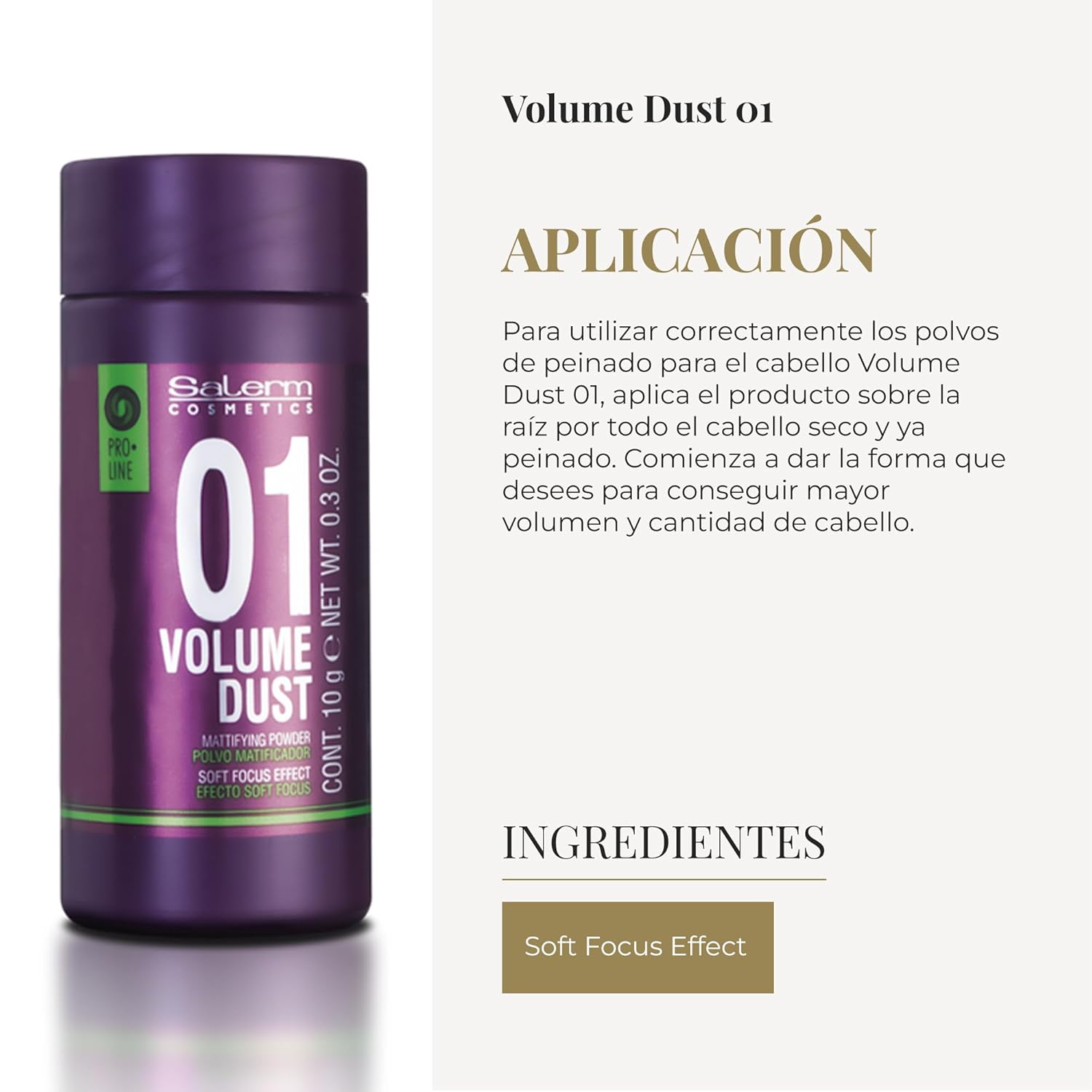SALERM - Hair Styling Powder Volume Dust 01 -0.3 oz