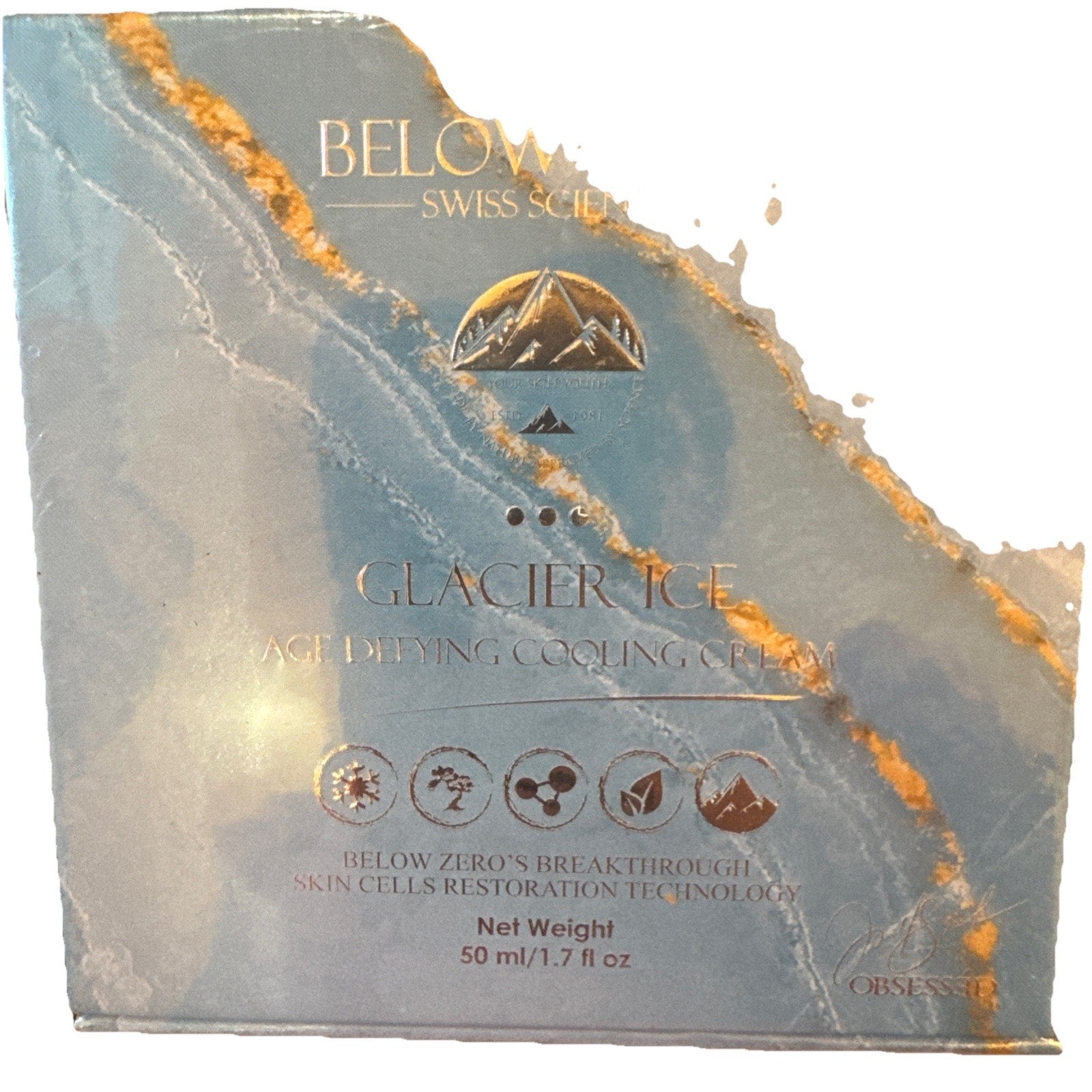 Below Zero Swiss Science Age Defying Cooling Cream 1.7 Fl Oz Factory Sealed