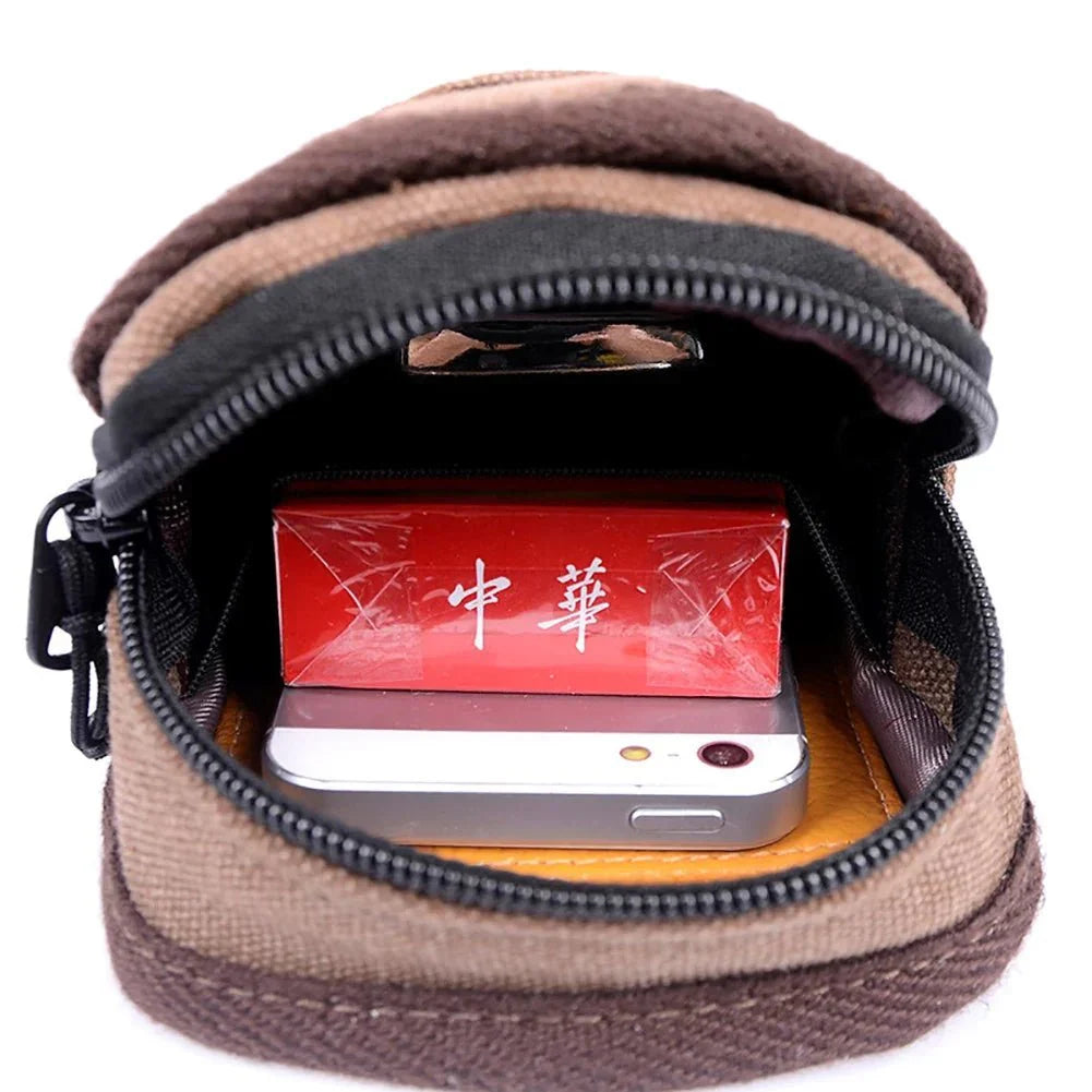 Retro Canvas Fanny Pack | Versatile Waist Bag for Everyday and Outdoor Use