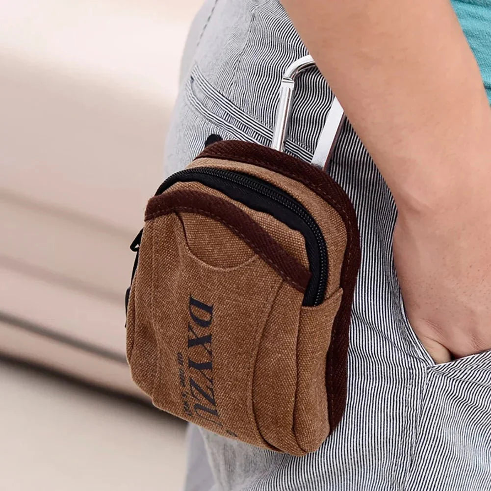 Retro Canvas Fanny Pack | Versatile Waist Bag for Everyday and Outdoor Use