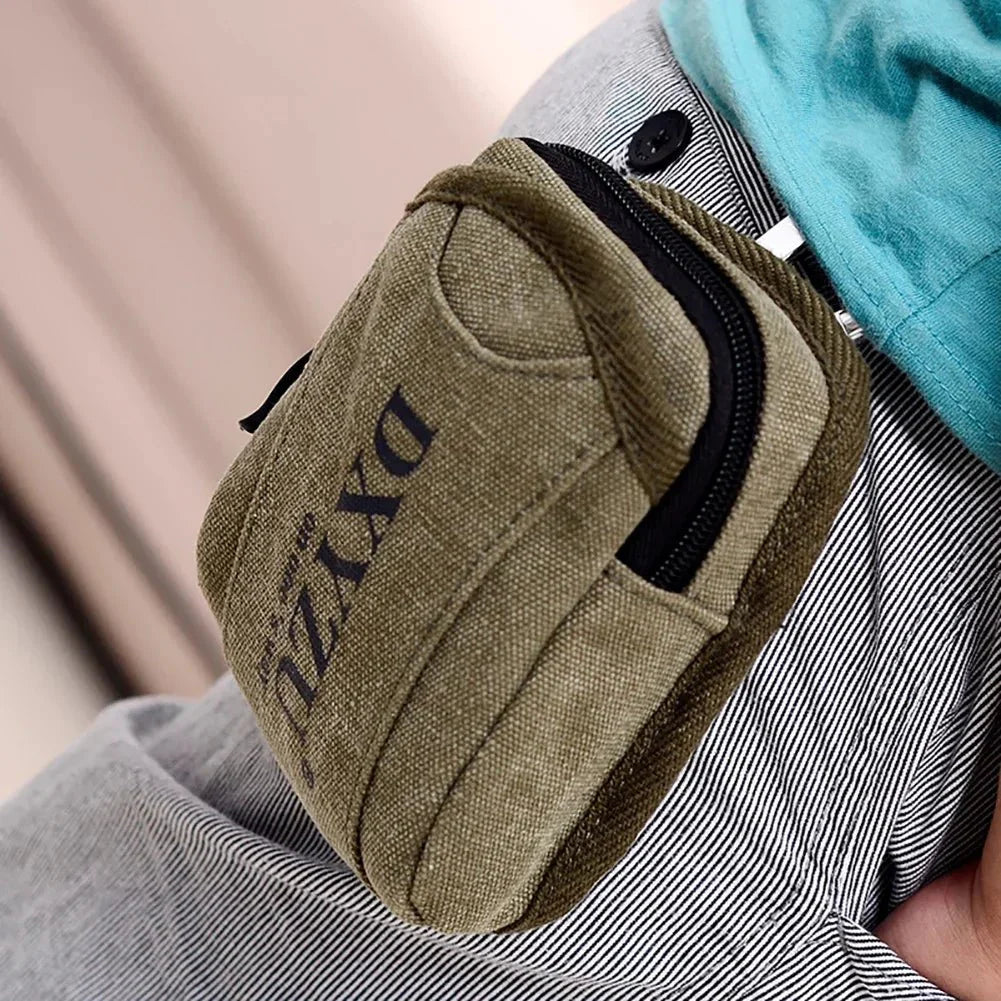 Retro Canvas Fanny Pack | Versatile Waist Bag for Everyday and Outdoor Use