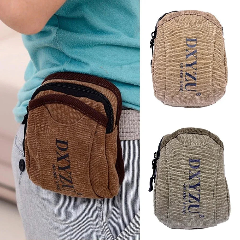 Retro Canvas Fanny Pack | Versatile Waist Bag for Everyday and Outdoor Use