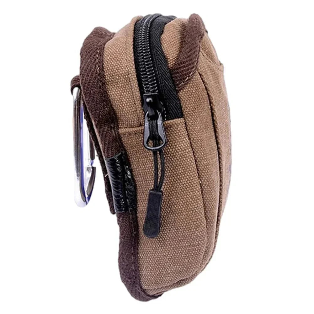 Retro Canvas Fanny Pack | Versatile Waist Bag for Everyday and Outdoor Use