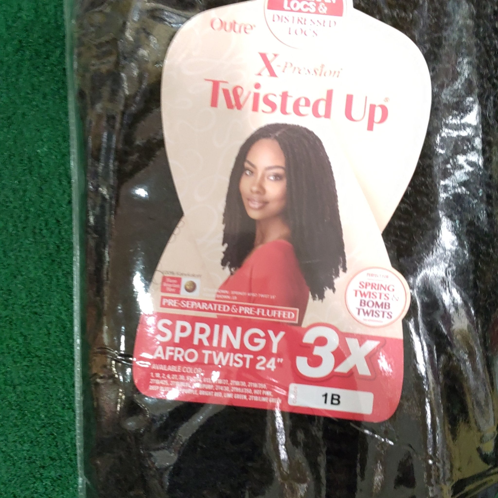 Outre X_ Pression Springy Afro Twist 24" 3x  Color1B