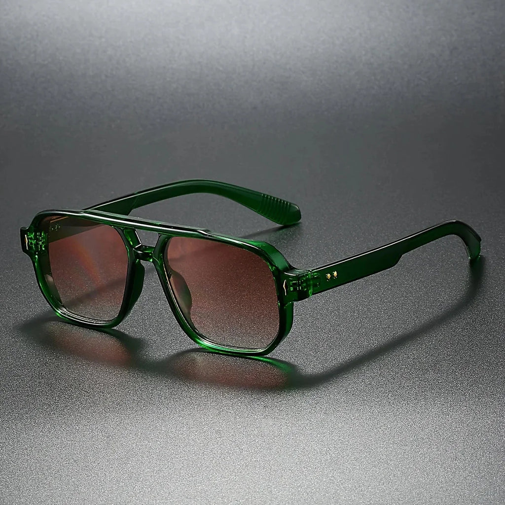 Vintage Square Sunglasses | UV Protection Gradient Lenses for Women and Men