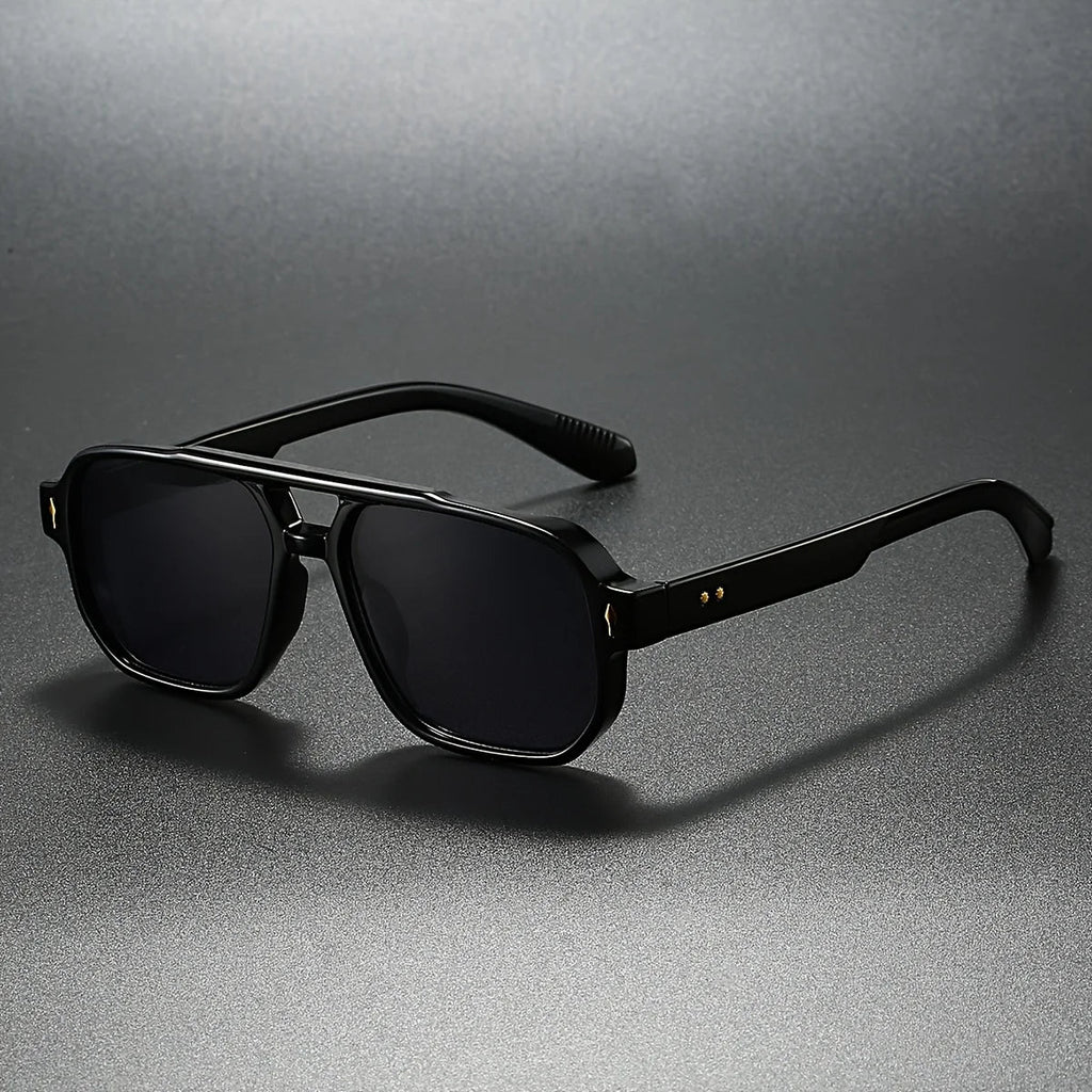 Vintage Square Sunglasses | UV Protection Gradient Lenses for Women and Men