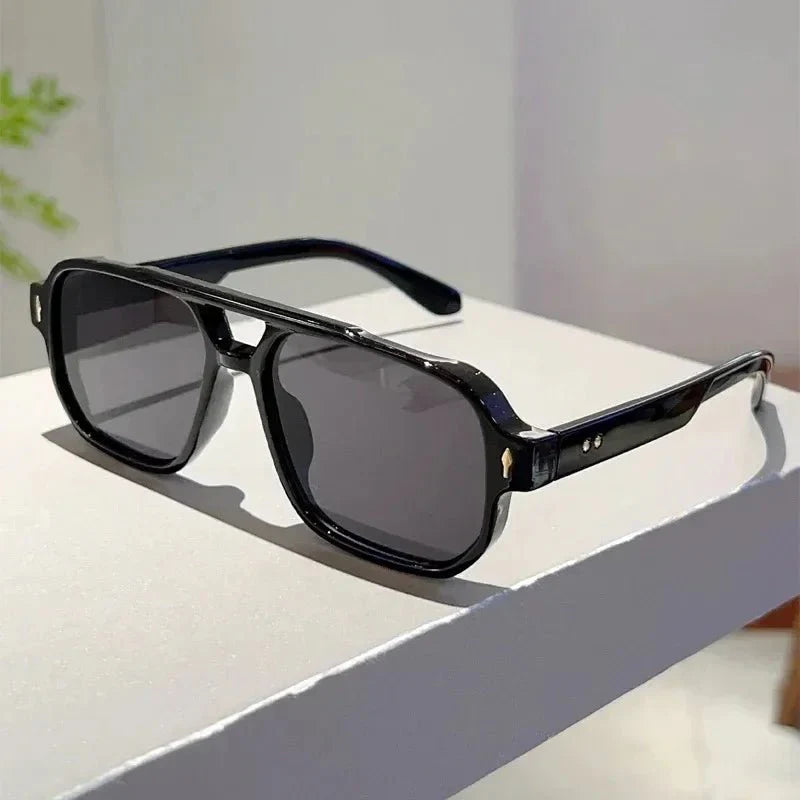 Vintage Square Sunglasses | UV Protection Gradient Lenses for Women and Men
