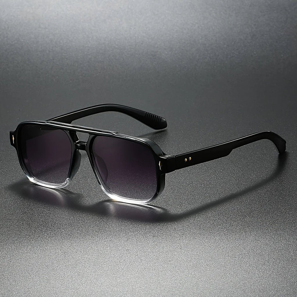 Vintage Square Sunglasses | UV Protection Gradient Lenses for Women and Men