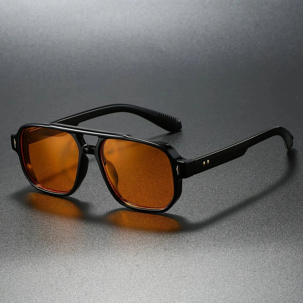 Vintage Square Sunglasses | UV Protection Gradient Lenses for Women and Men