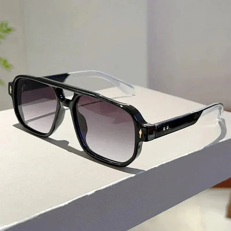Vintage Square Sunglasses | UV Protection Gradient Lenses for Women and Men