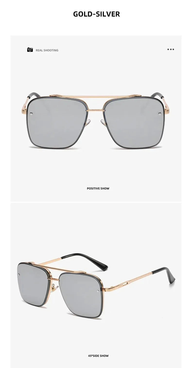 Gradient Pilot Sunglasses | Cat Eye Design with UV Protection