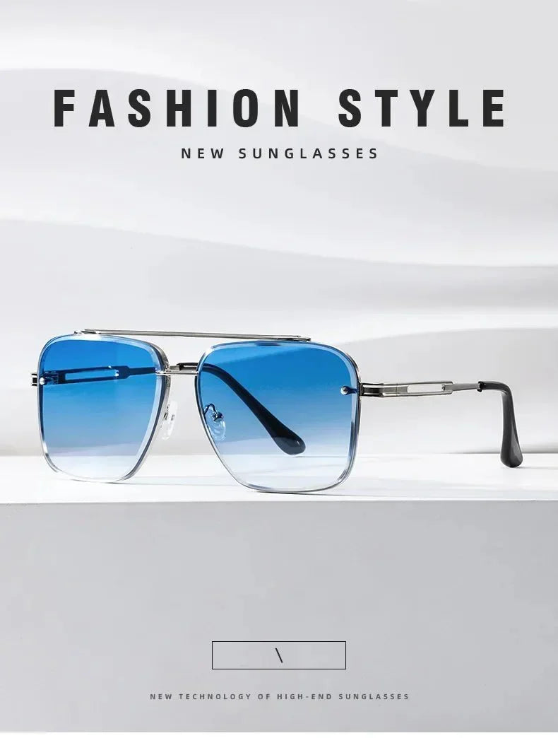 Gradient Pilot Sunglasses | Cat Eye Design with UV Protection