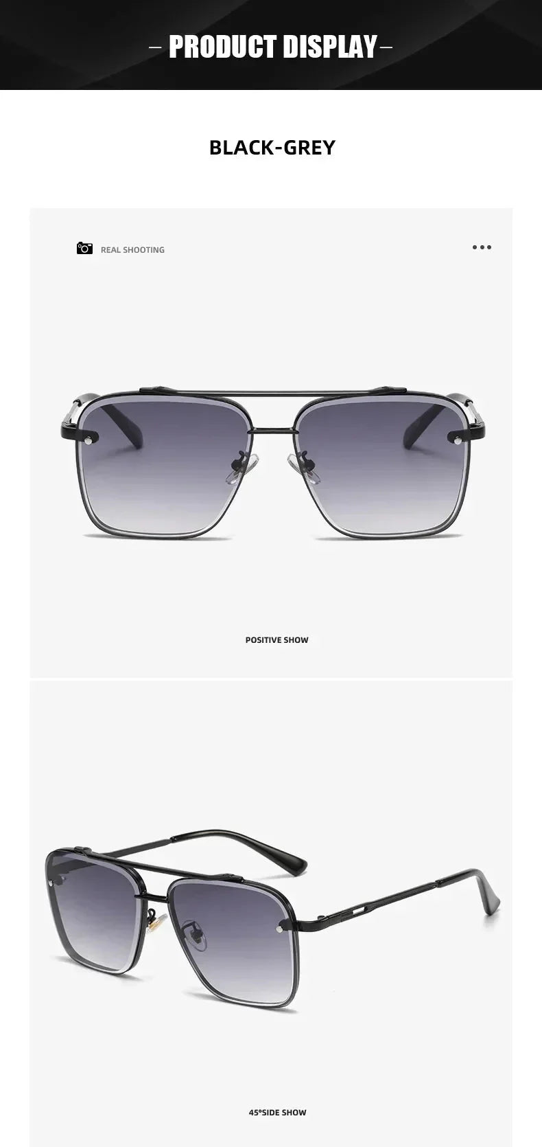 Gradient Pilot Sunglasses | Cat Eye Design with UV Protection