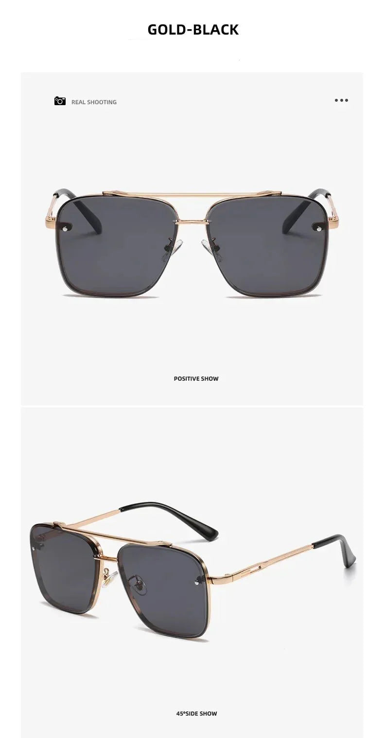 Gradient Pilot Sunglasses | Cat Eye Design with UV Protection