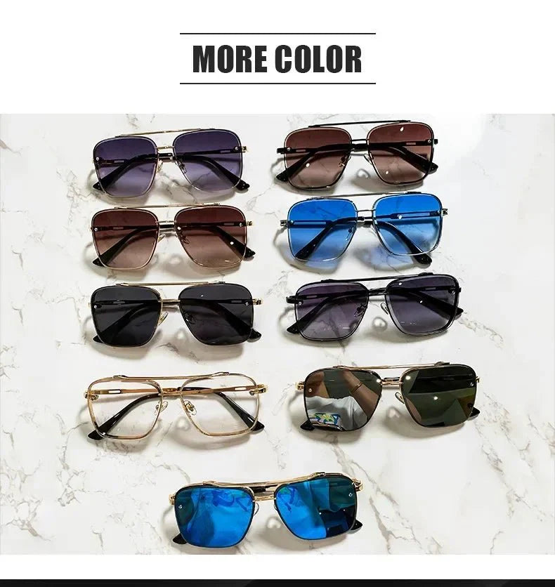 Gradient Pilot Sunglasses | Cat Eye Design with UV Protection