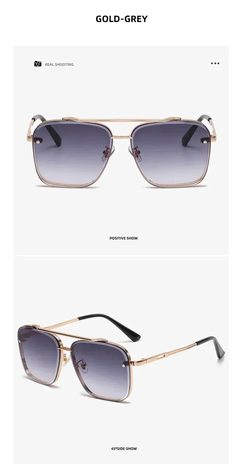 Gradient Pilot Sunglasses | Cat Eye Design with UV Protection