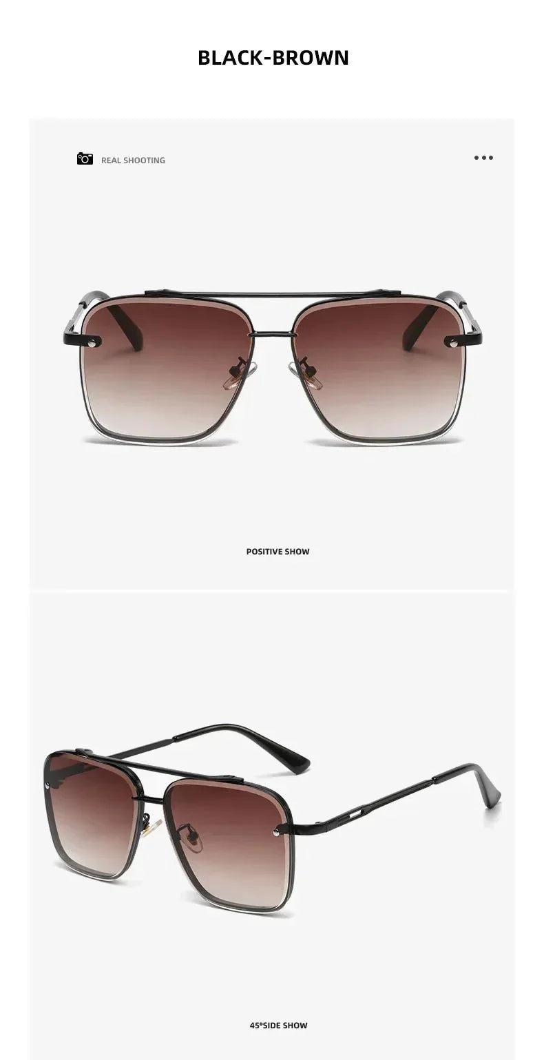 Gradient Pilot Sunglasses | Cat Eye Design with UV Protection