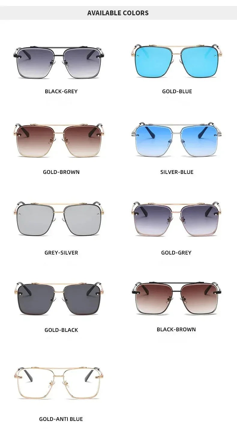 Gradient Pilot Sunglasses | Cat Eye Design with UV Protection