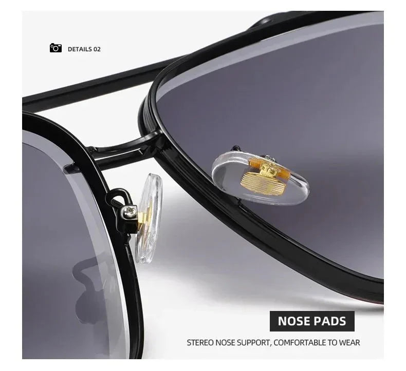 Gradient Pilot Sunglasses | Cat Eye Design with UV Protection