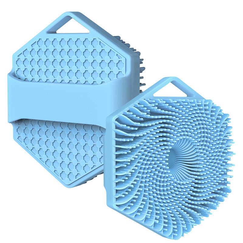 2-Pack Non-Slip Silicone Body Scrubber – Exfoliating Brush for Shower