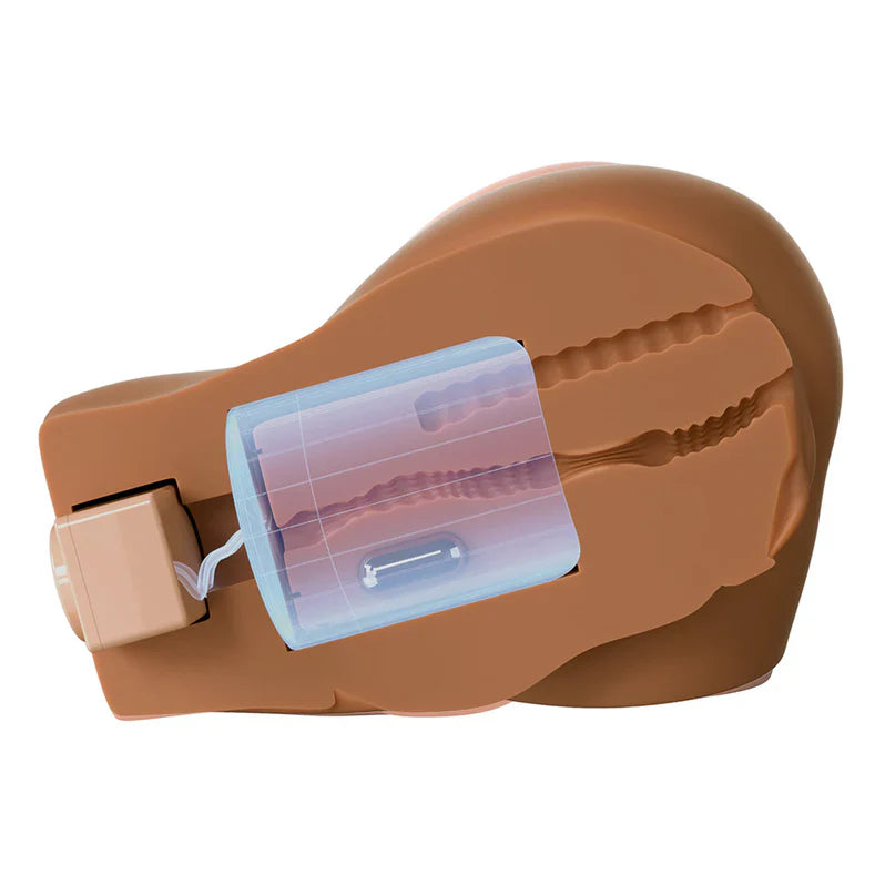 PDX Elite Back That Ass Up Automatic Mega Masturbator Brown