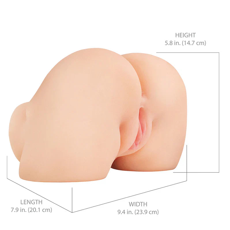 PDX Elite Shake That Ass Vibrating Mega Masturbator Light