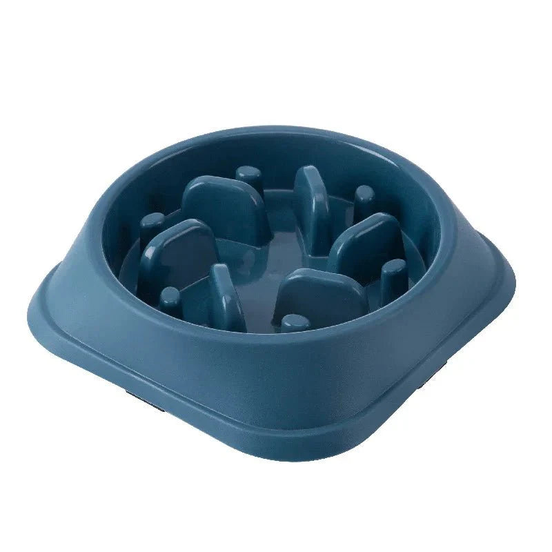 Pet Cat Dog Slow Feeder Bowl – Anti-Choking