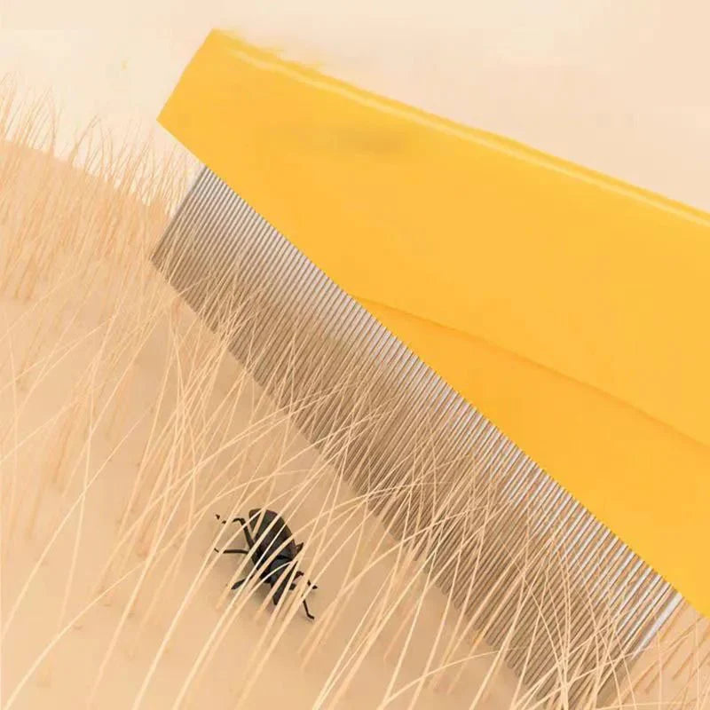 Pet Hair Shedding and Flea Comb – Stainless Steel Grooming Tool