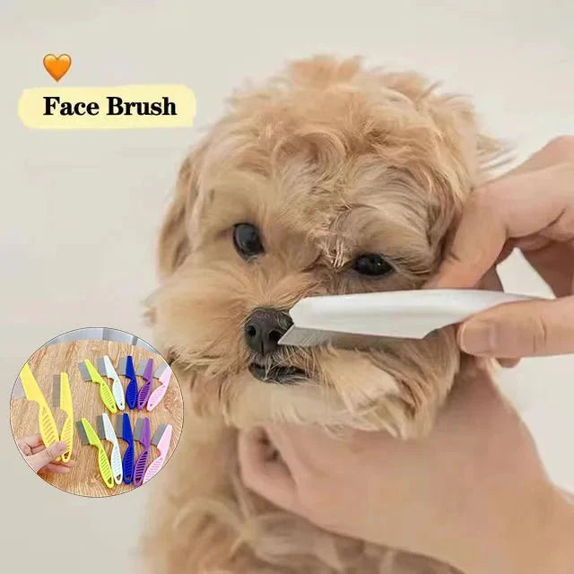 Pet Hair Shedding and Flea Comb – Stainless Steel Grooming Tool
