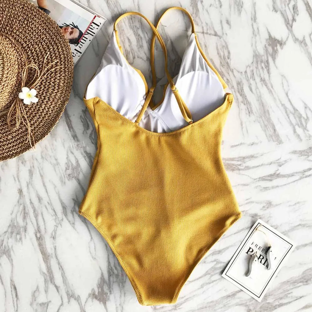 Ruffled One Piece Swimsuits