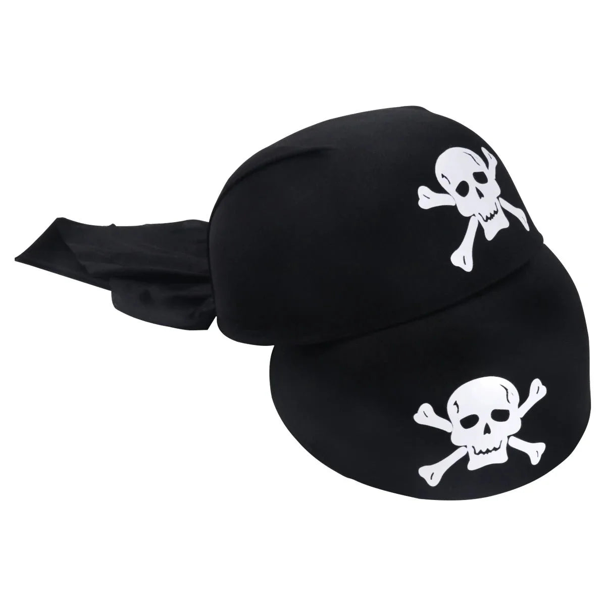 Pirate Skull Hat & Eye Patch Set – Kids Halloween Captain Costume Accessory