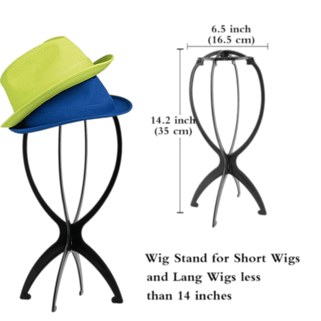 Plastic Wig Stand Black color