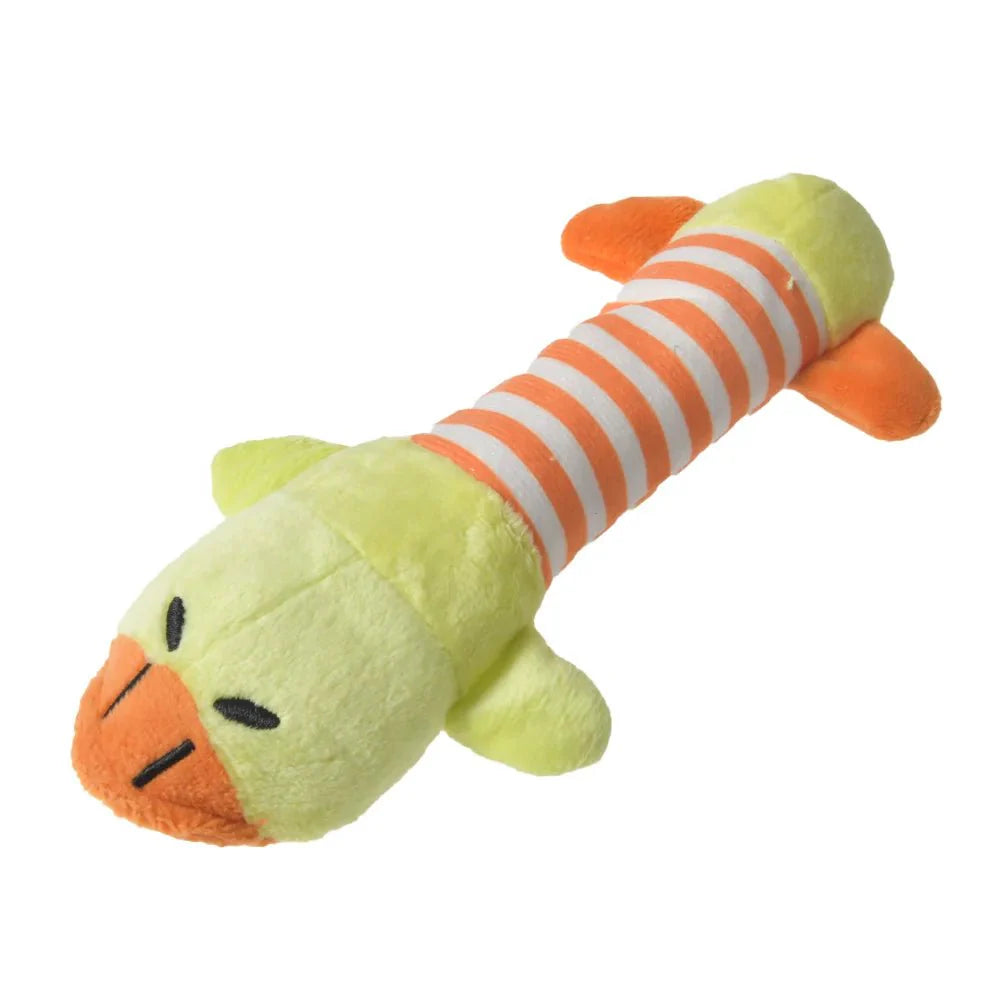 Plush Dog Chew Toy – Durable Soft Companion for Pets