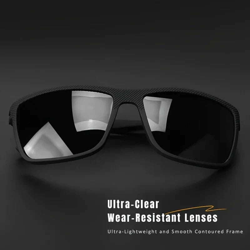 Polarized Square Sunglasses – UV protection Mirror Coated Sport Shades