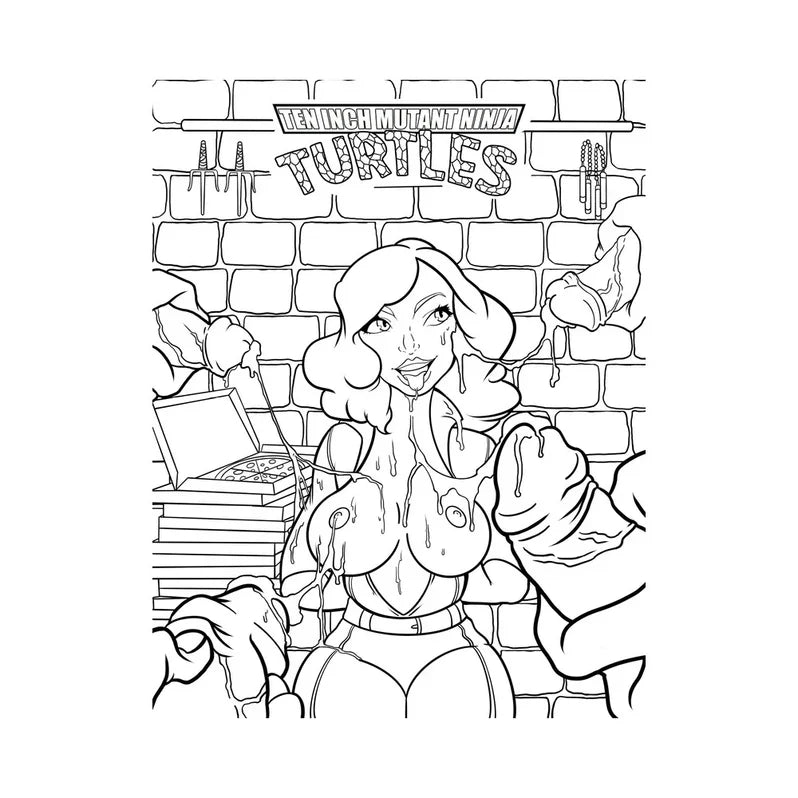 Porn Parody Adult Coloring Book