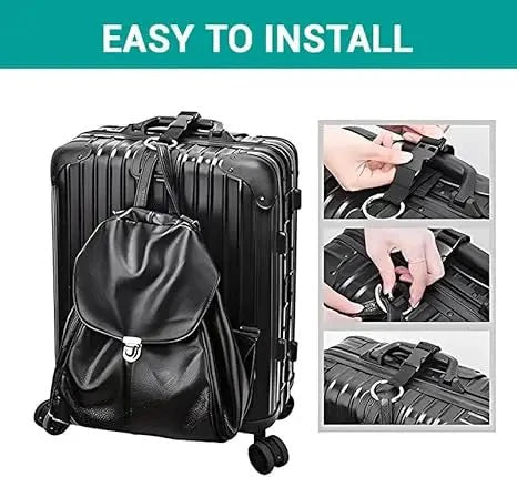 Portable Luggage Strap Holder – Anti-Theft Nylon Bag Gripper