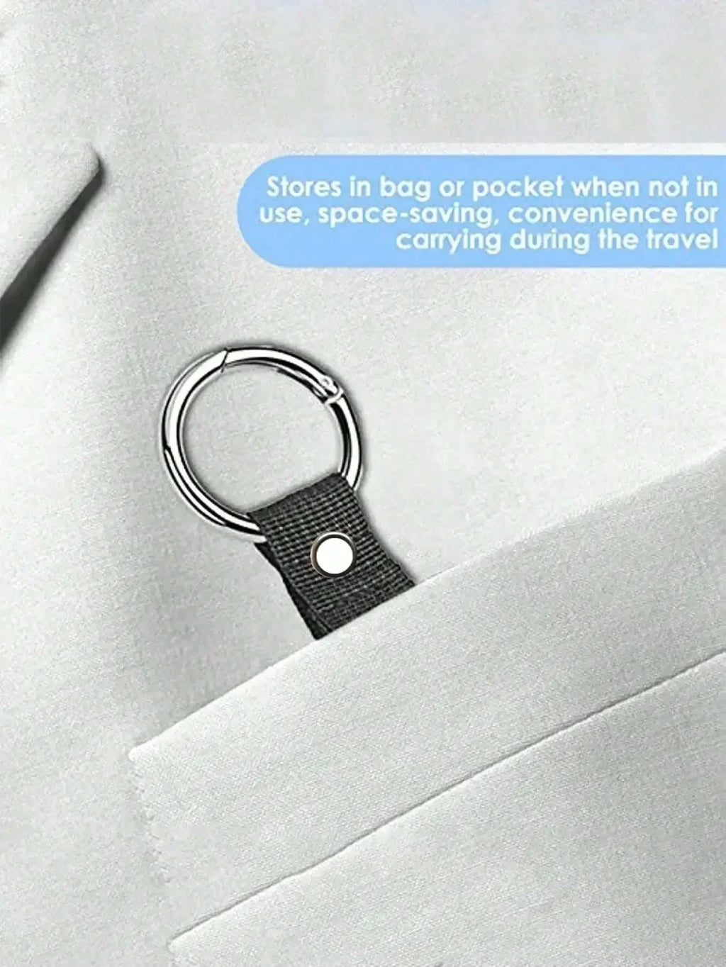 Portable Luggage Strap Holder – Anti-Theft Nylon Bag Gripper