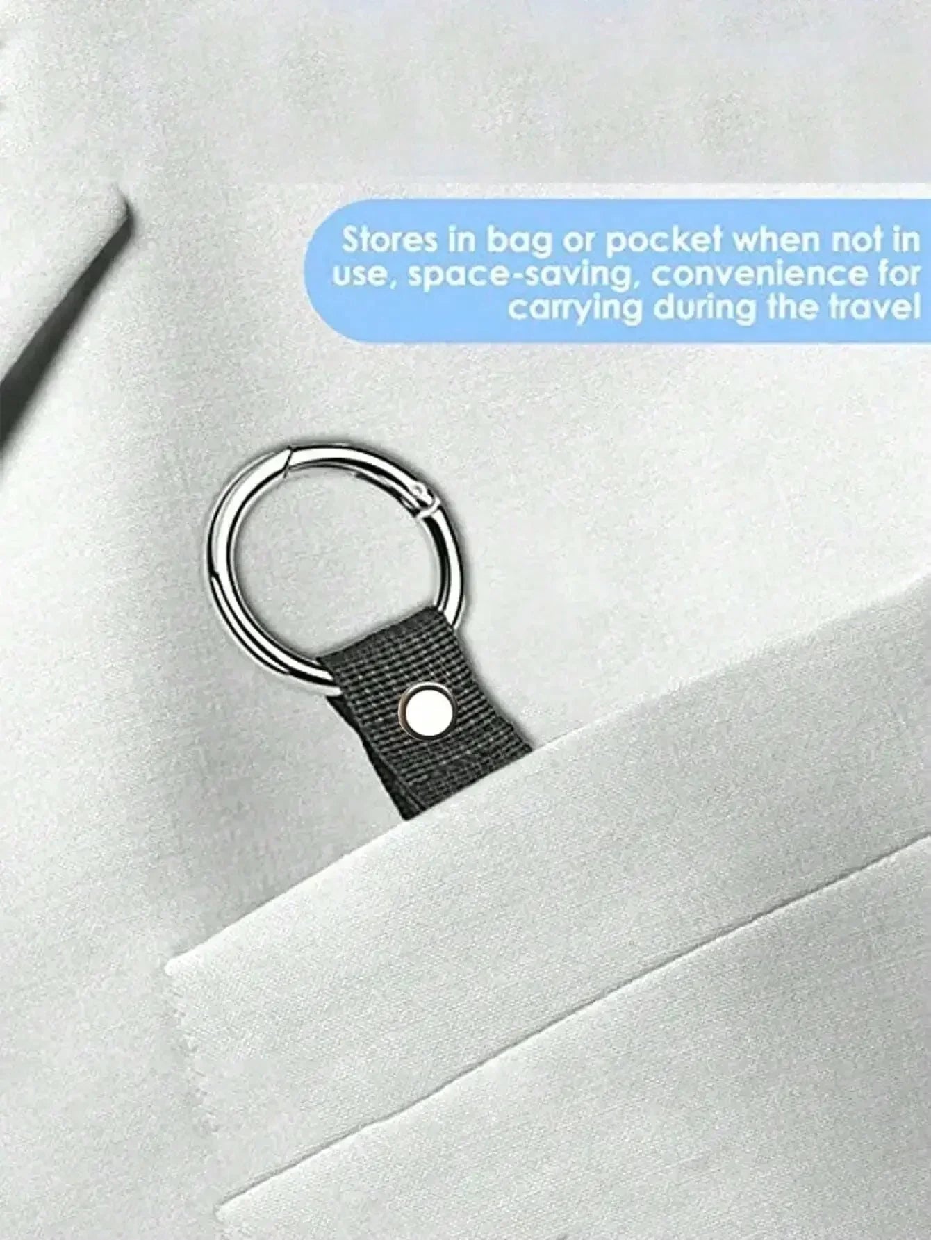 Portable Luggage Strap Holder – Anti-Theft Nylon Bag Gripper