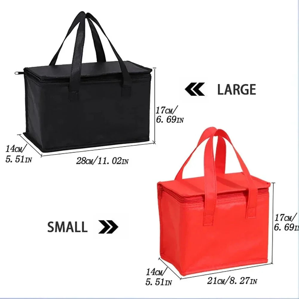 Portable Lunch Cooler Bag Folding Insulation Picnic Ice Pack