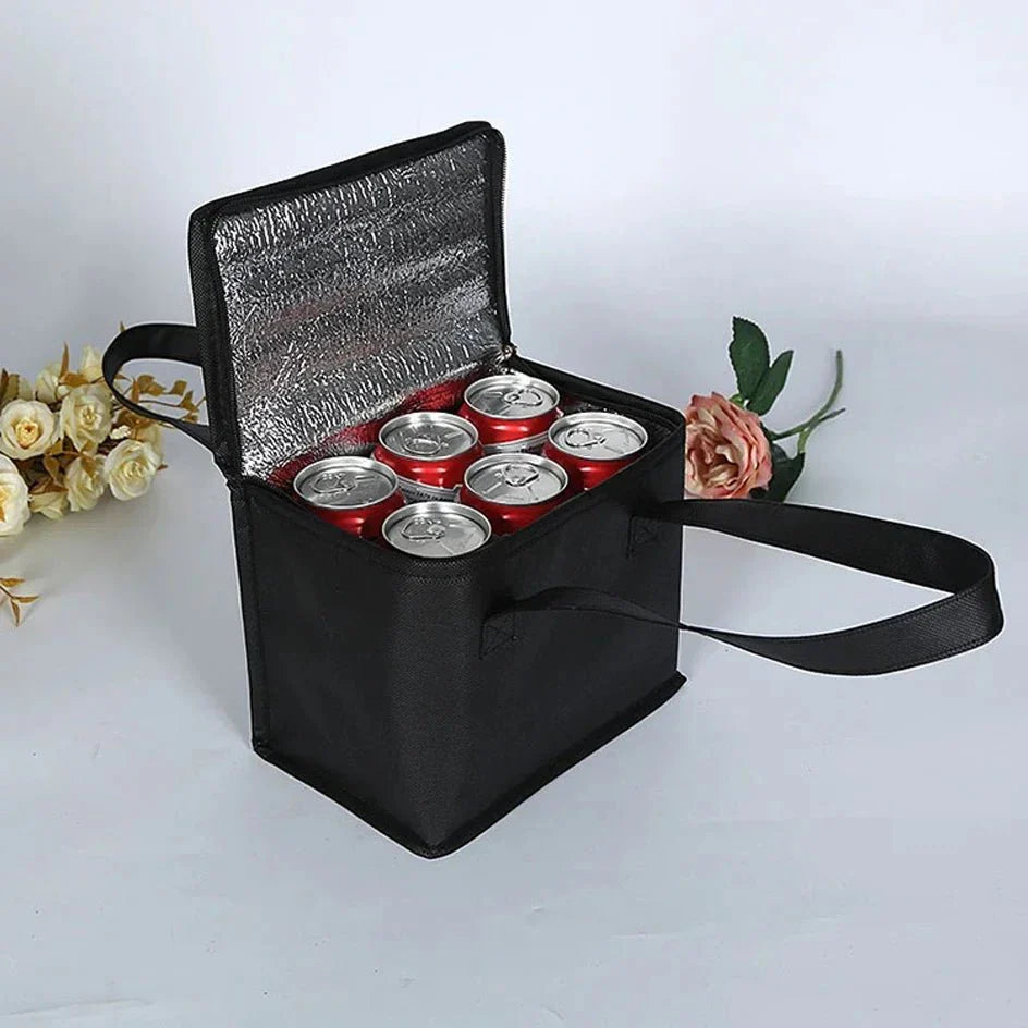 Portable Lunch Cooler Bag Folding Insulation Picnic Ice Pack
